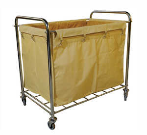 Stainless Steel Laundry Linen Cart 